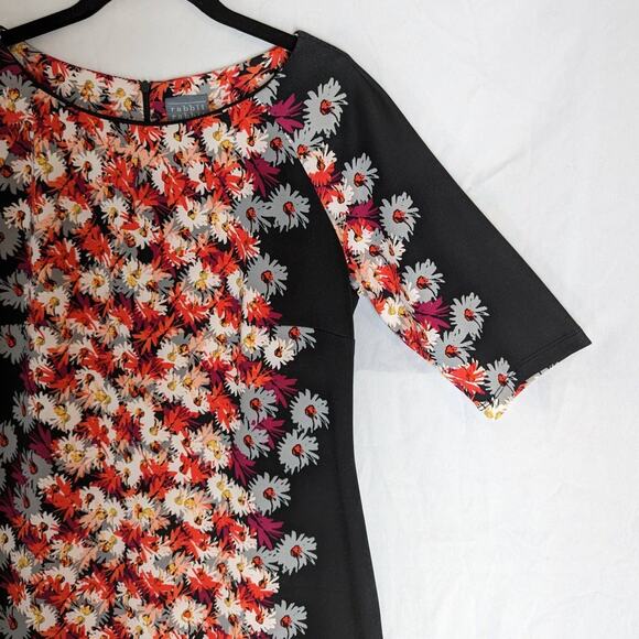 Rabbit Rabbit Rabbit 1/4 Sleeve Floral Sheath Midi Dress Size 10 - Picture 2 of 9